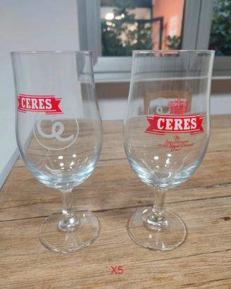 X5 bicchieri da birra Ceres C'è diversi
