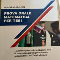 Libro prova matematica Accademia Esercito