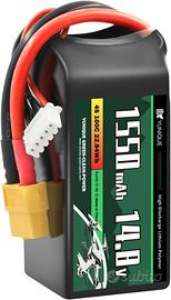 Batteria LiPo 14.8V 1550mAh 100C XT60 RC