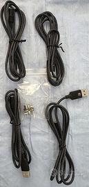 Cavi di ricarica magnetico USB A-C, quattro.