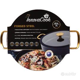 2 Casseruola con coperchio InnovaCook 24cm/26cm