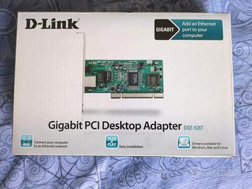 D-Link DGE-528T - Scheda PCI Gigabit Ethernet RJ45