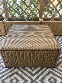 Tavolino contenitore da esterno