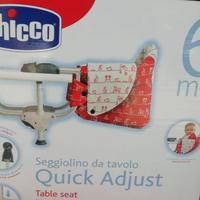 Seggiolino tavolo Chicco modello Quick Adjust