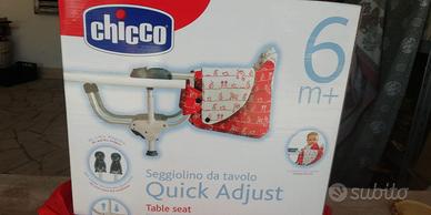 Seggiolino tavolo Chicco modello Quick Adjust