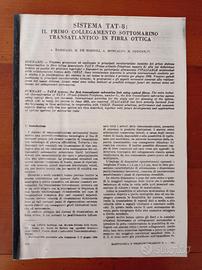 N. 4 studi di Telecomunicazioni (rarità del 1984)