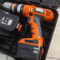 Trapano avvitatore Black & Decker HP126F2B