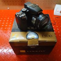 Nikon Coolpix P100 con scatola ed accessori