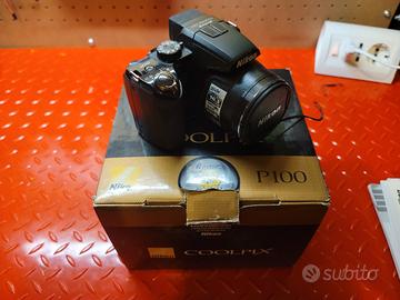 Nikon Coolpix P100 con scatola ed accessori
