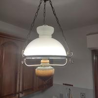 lampadario neon cucina 