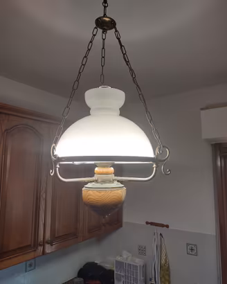 lampadario neon cucina 