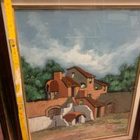 Olio su tela paesaggio toscano ￼e marina notturna