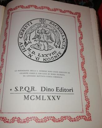 DINO EDITORE  libro Sindone
