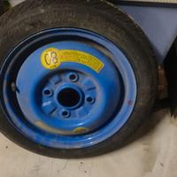 Pneumatico Ruotino di scorta completo 4 FORI 13"