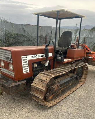 Trattore cingolato Fiat 665C montagna
