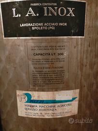 Serbatoio in acciaio inox 