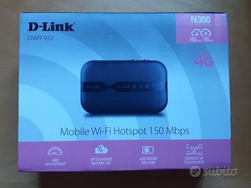 Router D-Link 4G LTE a batteria