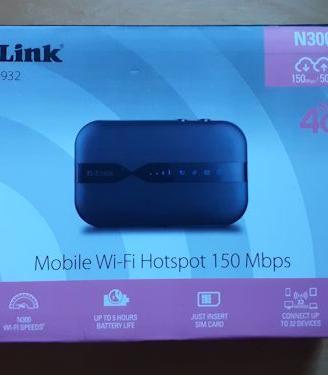 Router D-Link 4G LTE a batteria