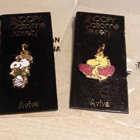 vinta ciondolo per gioielli in cloisonné di Snoopy