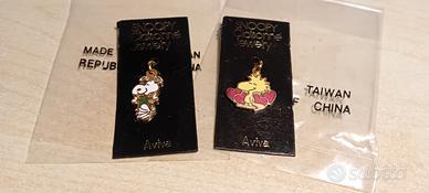 vinta ciondolo per gioielli in cloisonné di Snoopy