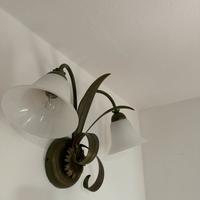 Applique stile classico floreale - 2 punti luce