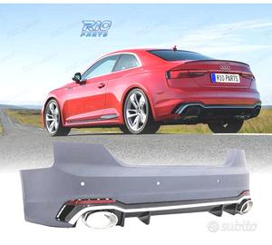 PARAURTI POSTERIORE PER AUDI A5 16- LOOK RS5