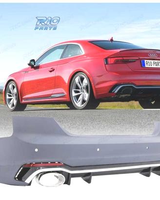 PARAURTI POSTERIORE PER AUDI A5 16- LOOK RS5