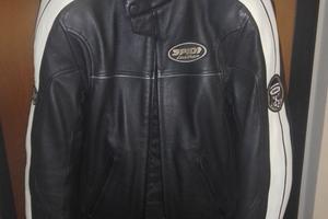 giacca moto pelle spidi donna 