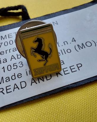 Ferrari Spilla GT Marchio Cavallino Logo Vintage 