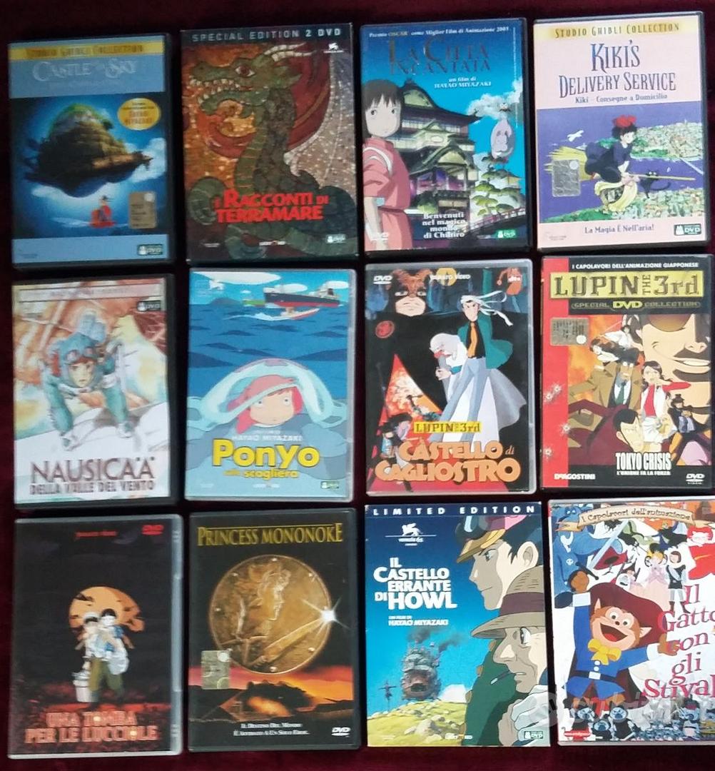 Hayao Miyazaki & Studio Ghibli - animazione (13DVD - Collezionismo In  vendita a Siracusa