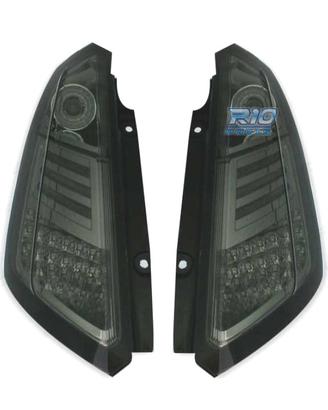 FANALI PER FIAT GRANDE PUNTO 05-09 LED FONDO CROMA