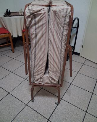 rete pieghevole con materasso 