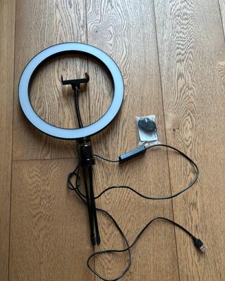 Ring Light con treppiedi e controllo remoto