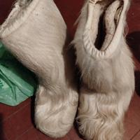 Stivali vintage in pelliccia