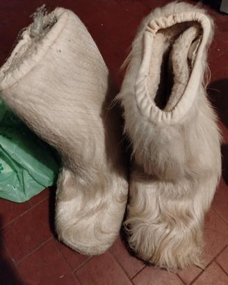 Stivali vintage in pelliccia