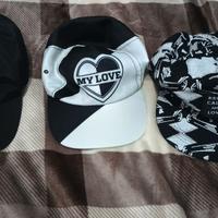 3 Cappelli Regolabili Vari Stili