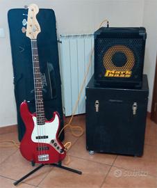 Chitarra basso ed amplificatore