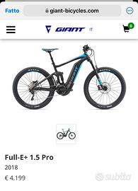 Bici Giant Full-E + 1.5 Pro