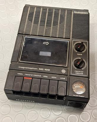 Registratore Telefunken Magnetophon MC100