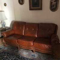 divano  vera  pelle