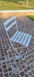 set 6 sedie esterno giardino fiam 