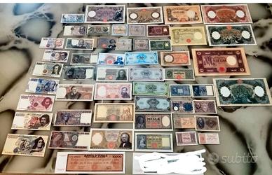Nr 53 banconote italiane FDS FEDELI RIPRODUZIONE 