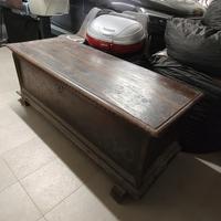 Cassapanca antica in legno 