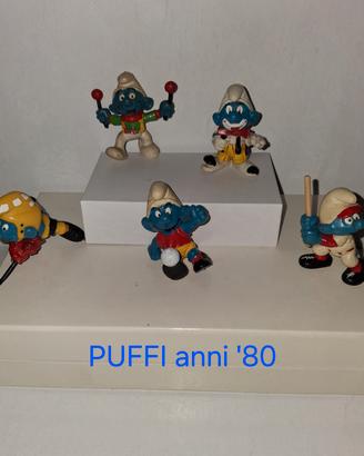 puffi anni '80 da collezione 