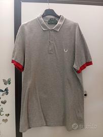 Polo Fred Perry grigia Slim Fit - Taglia XL