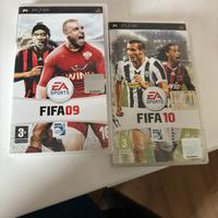 Fifa 09 e Fifa 10 per PSP