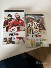 Fifa 09 e Fifa 10 per PSP