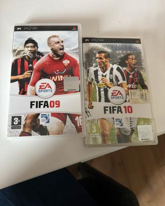 Fifa 09 e Fifa 10 per PSP
