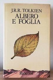 Libro J. R. R. Tolkien Albero e foglia ed. 1988 