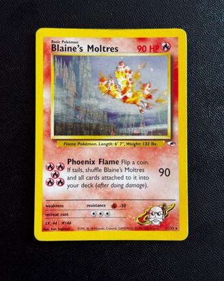 carta Pokemon - Blaine's Moltres condizioni ottime